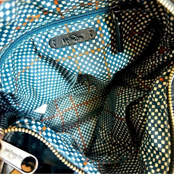 Rare Kipling Leather Crossbody Purse - Picture 10 of 11